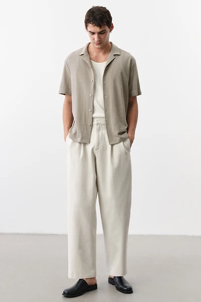 Regular-Fit Jersey Resort Shirt