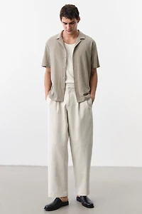 Regular-Fit Jersey Resort Shirt