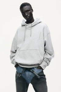 Embroidered-Detail Hoodie