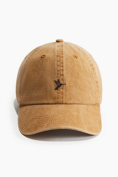 Cotton Cap with Embroidery