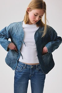 Quilted Denim Jacket