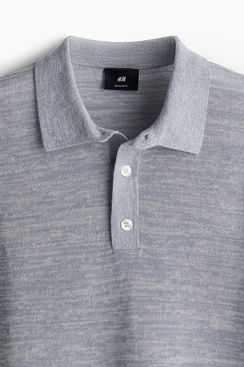 Polo classique en tricot fin
