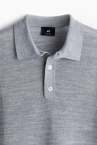 Polo classique en tricot fin