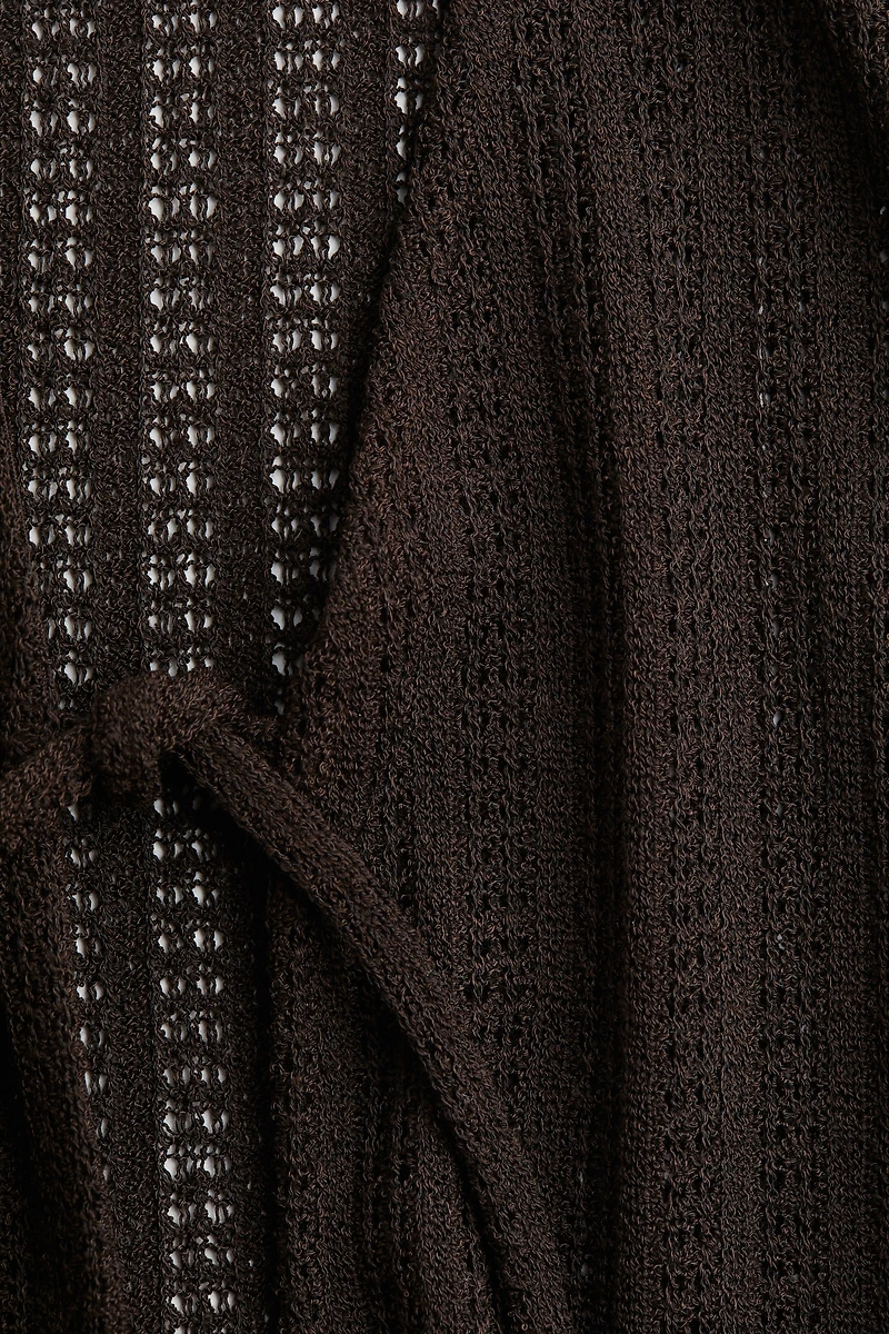 Knit Tie-Front Top