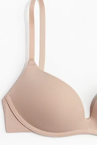Soft-Cup Microfiber Push-Up Bra