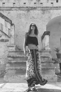 Voluminous Maxi Skirt