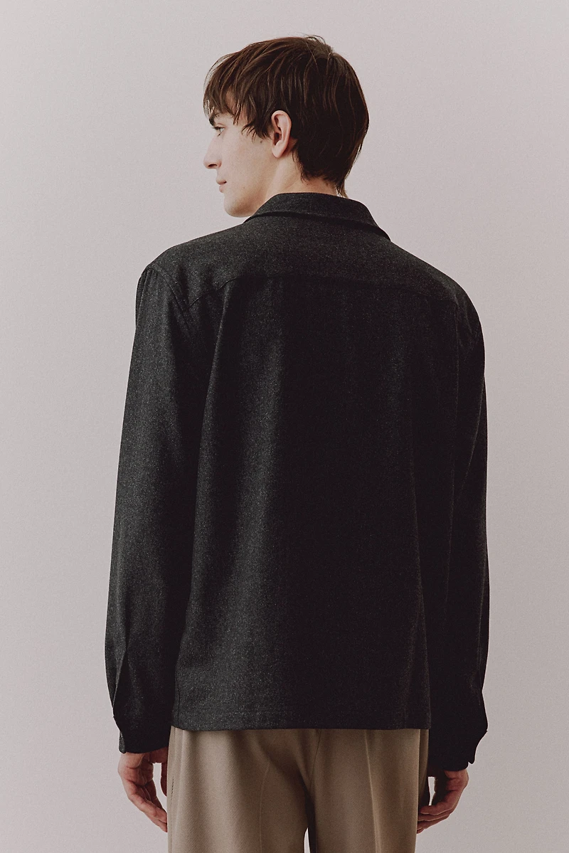Wool-Blend Shirt