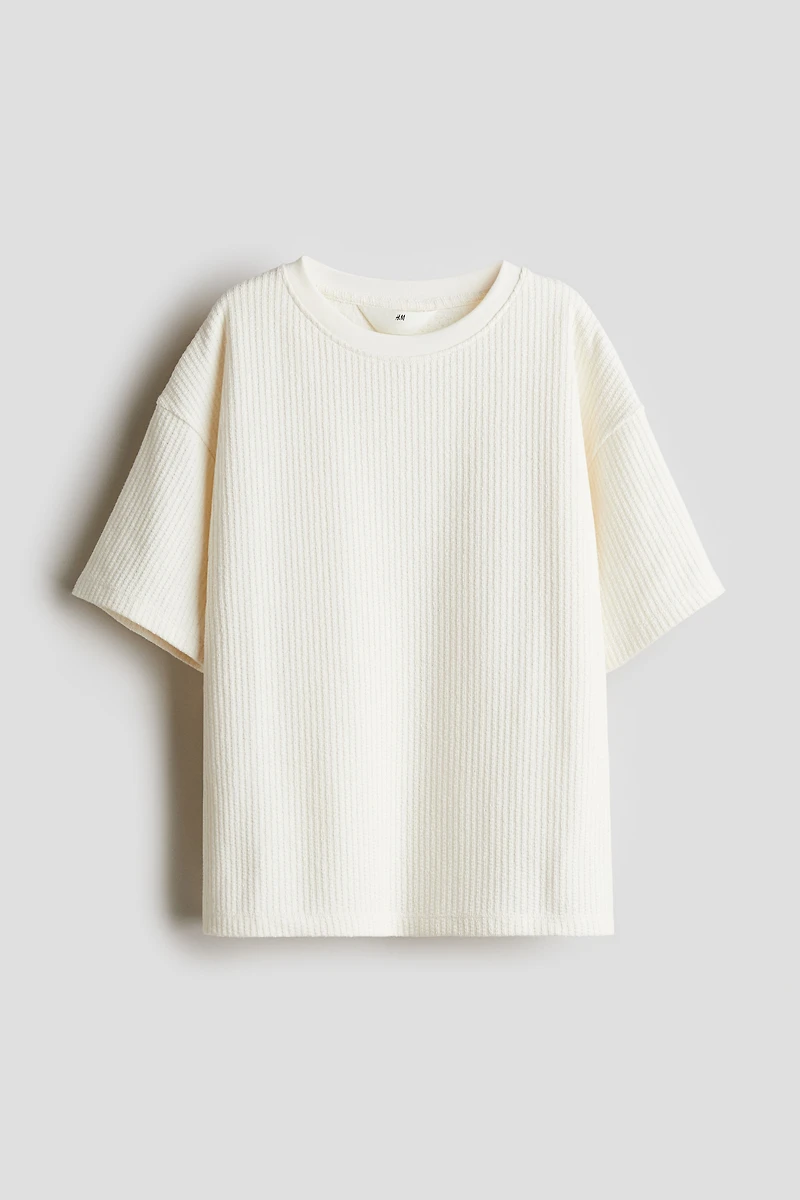 Textured-Knit T-shirt