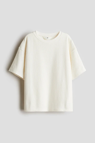 Textured-Knit T-shirt