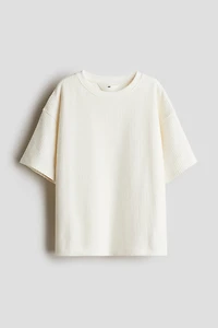 Textured-Knit T-shirt