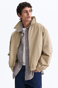 Collared cotton jacket