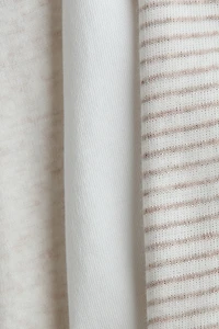 3-pack Foldover-Waist Pants