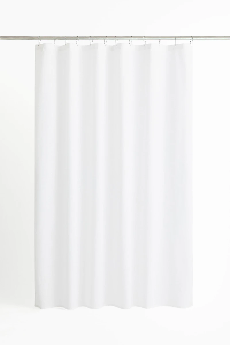 Rideau de douche en lin mélangé