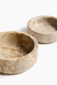 2-Pack Marble Bowls