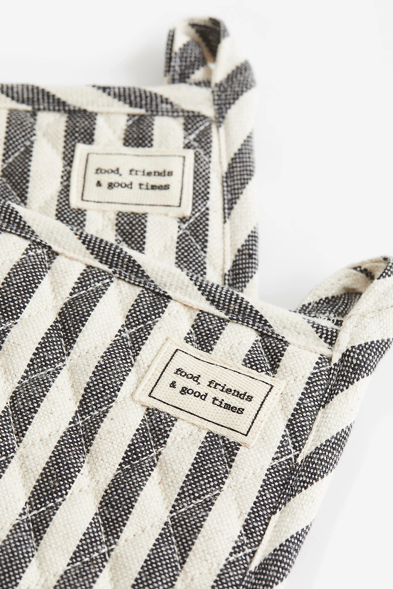 2-pack Striped Pot Holders