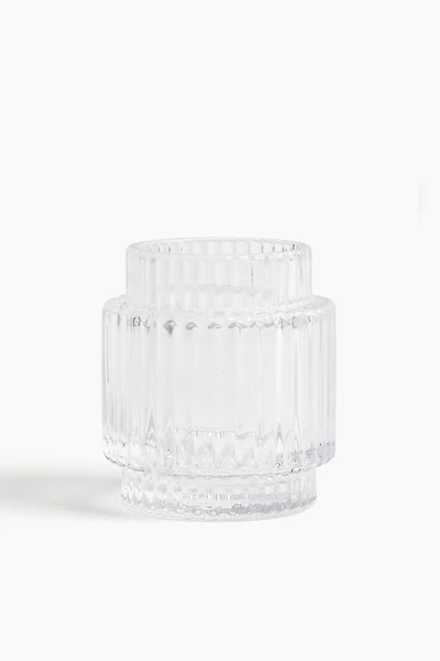 Glass Candle Holder