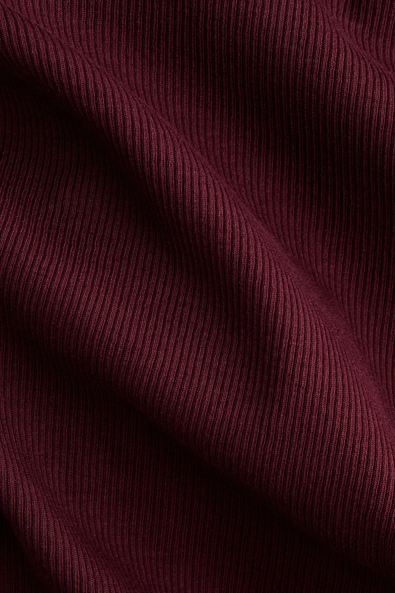 Ribbed Cotton Top