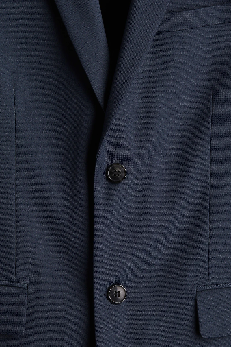 Skinny-Fit Single-Breasted Jacket
