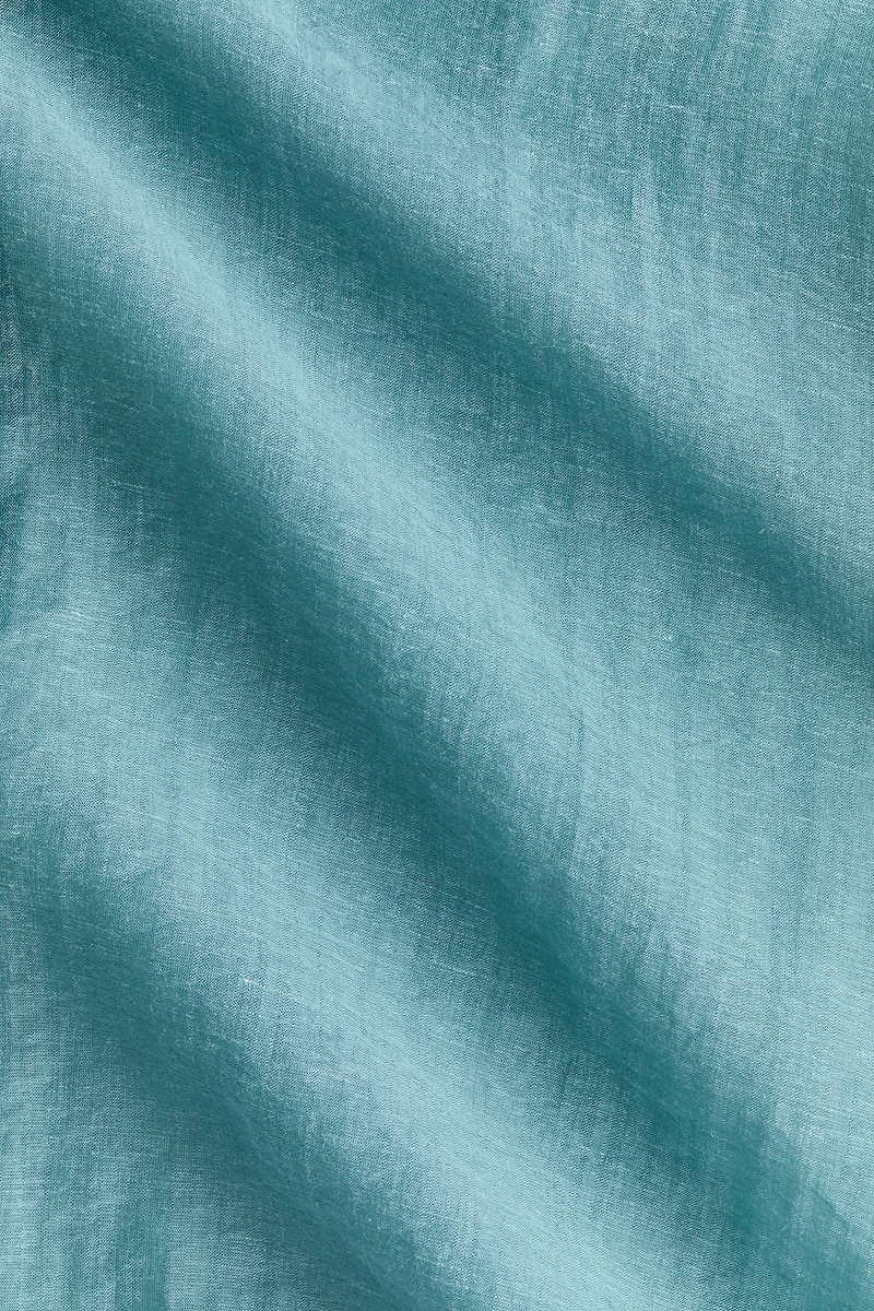 Linen-Blend Blouse