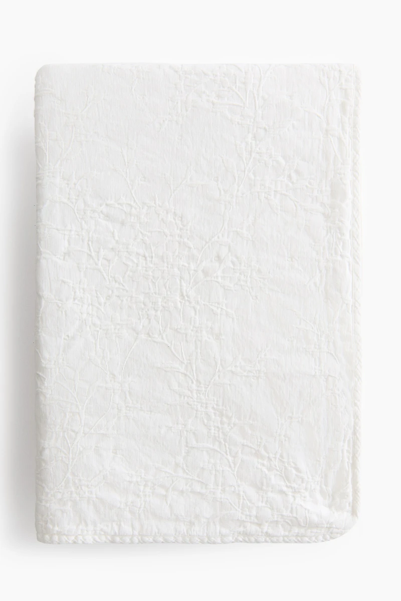 Jacquard-Weave Bedspread