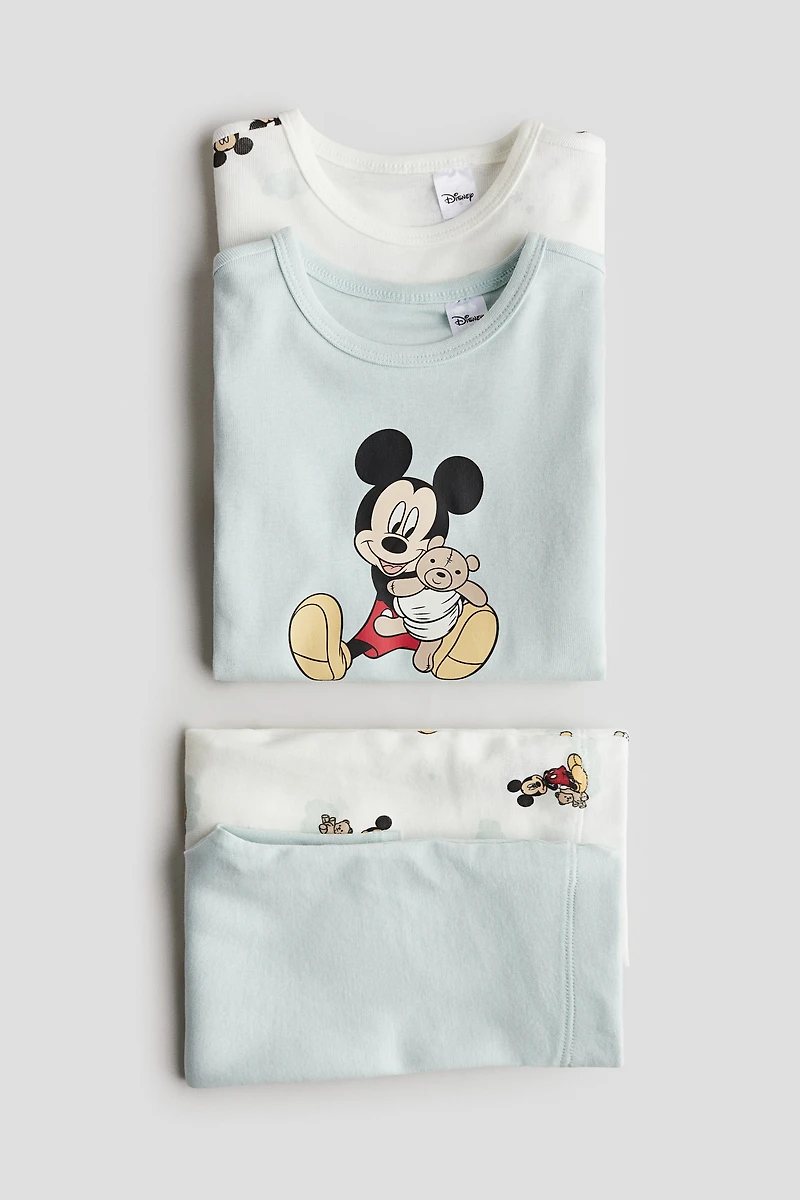 Lot de 2 pyjamas en coton