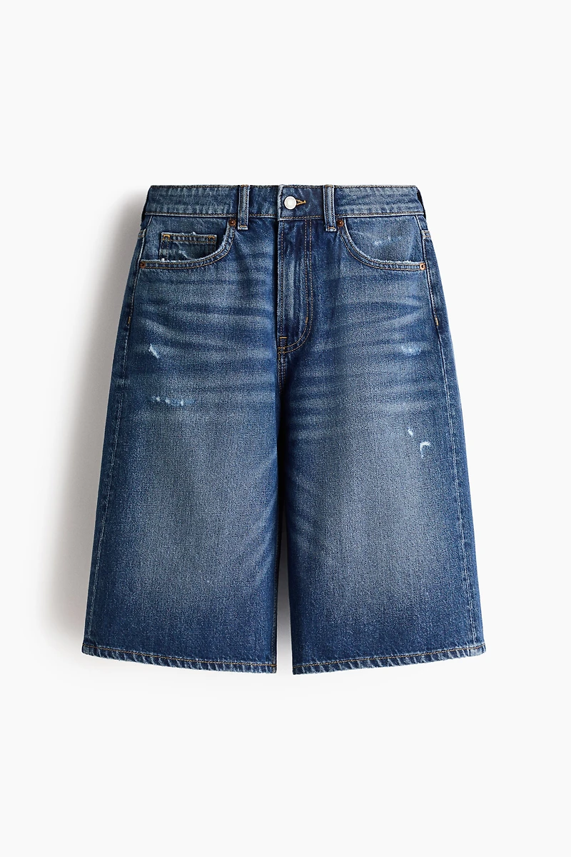 Denim Bermuda Shorts