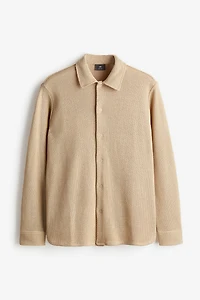 Chemise Coupe Classique en maille ajourée