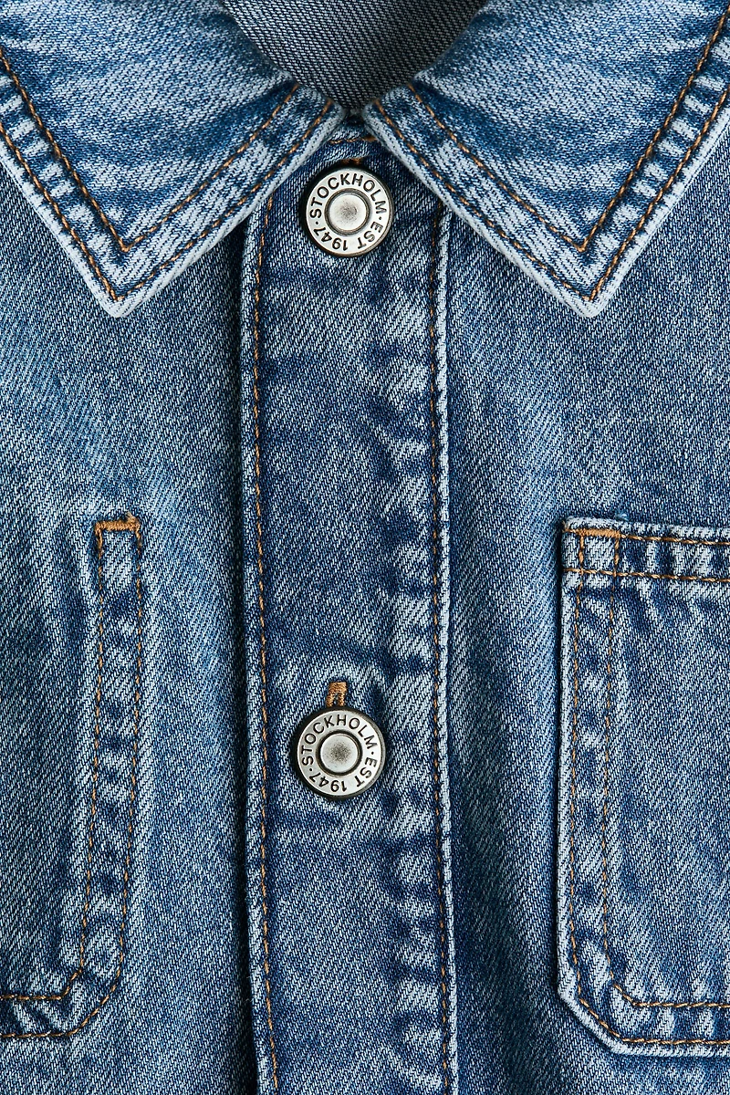 Cotton Denim Overshirt
