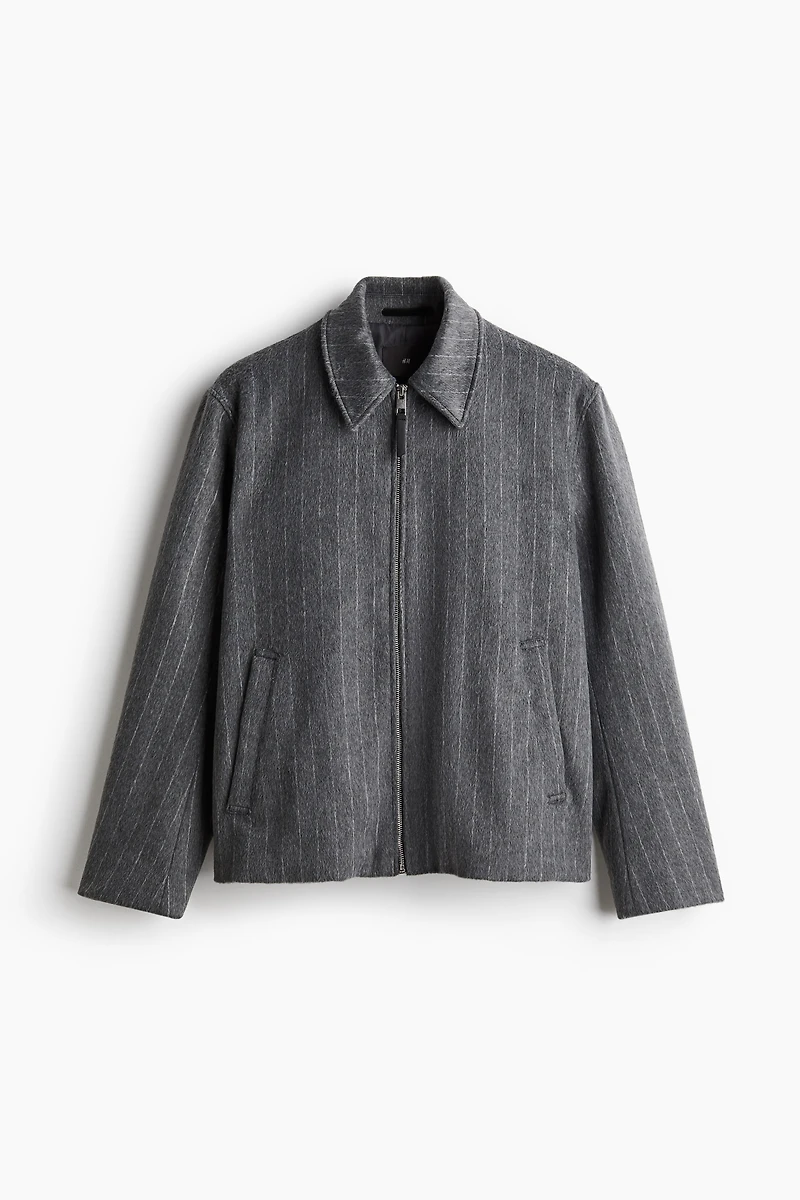 Regular Fit Wool-Blend Jacket