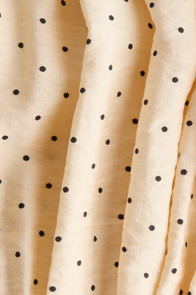 Robe tunique à effet drapé