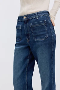 Wide High Jeans