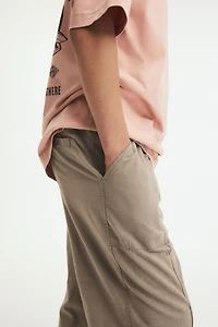 Pantalon de jogging en popeline
