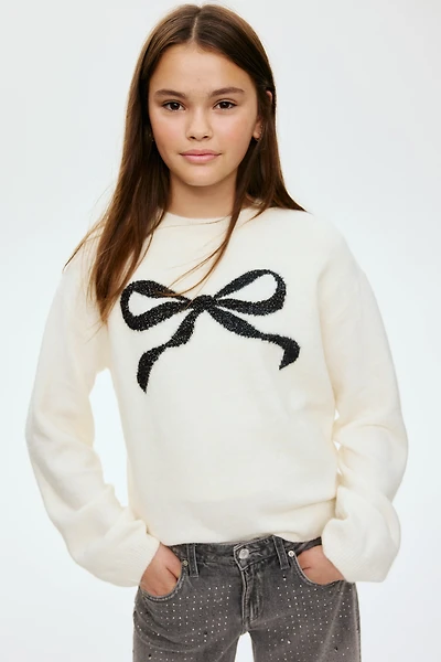 Jacquard-Knit Sweater