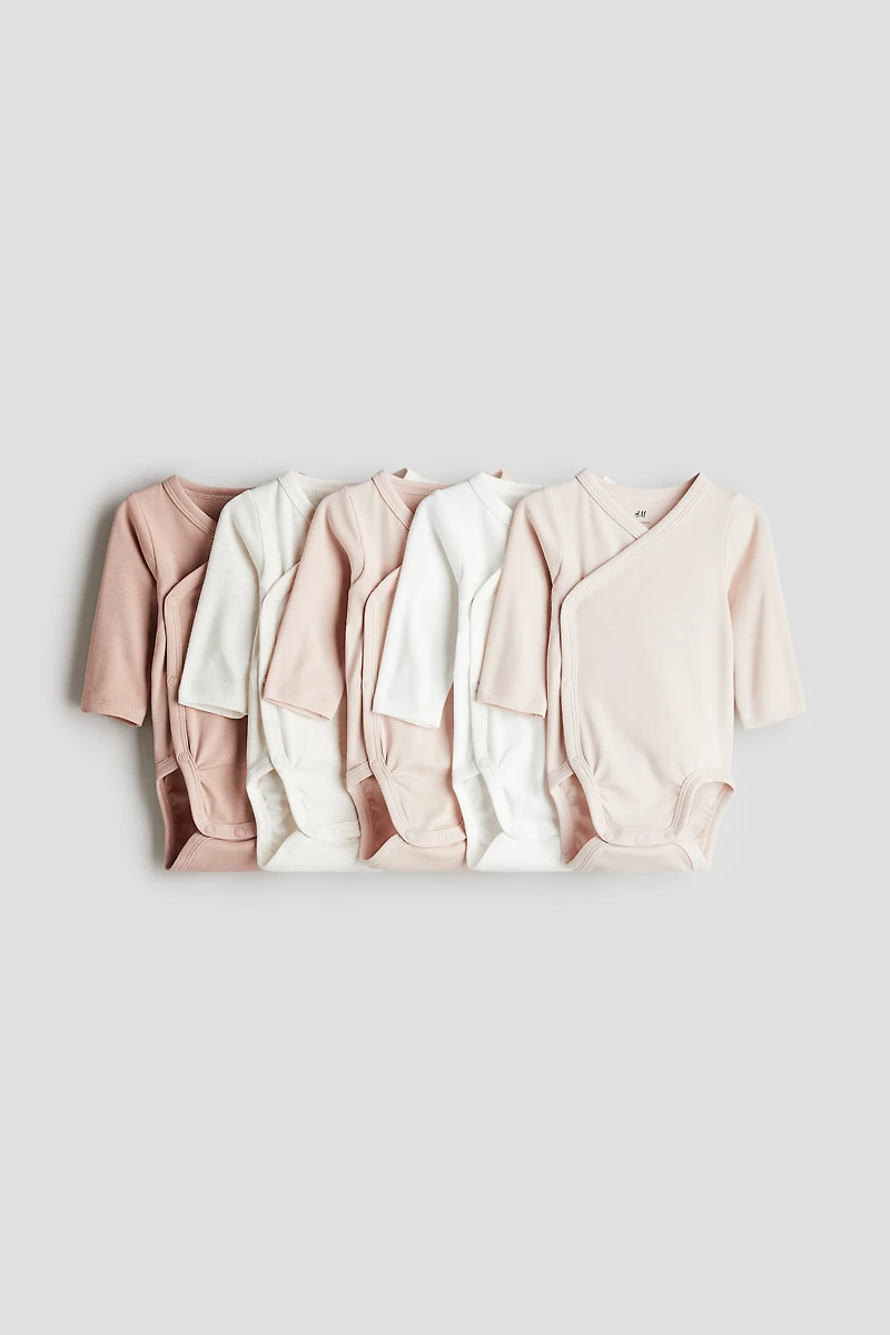 5-pack Wrapover Bodysuits