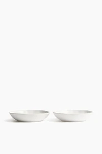 2-Pack Textured Stoneware Soup Bowls