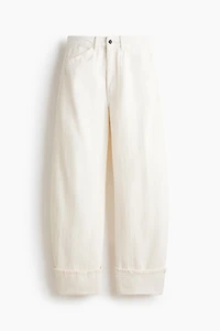 Barrel Leg Regular Waist Jeans