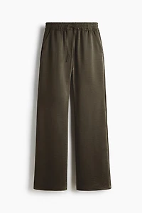 Flared Satin Pants