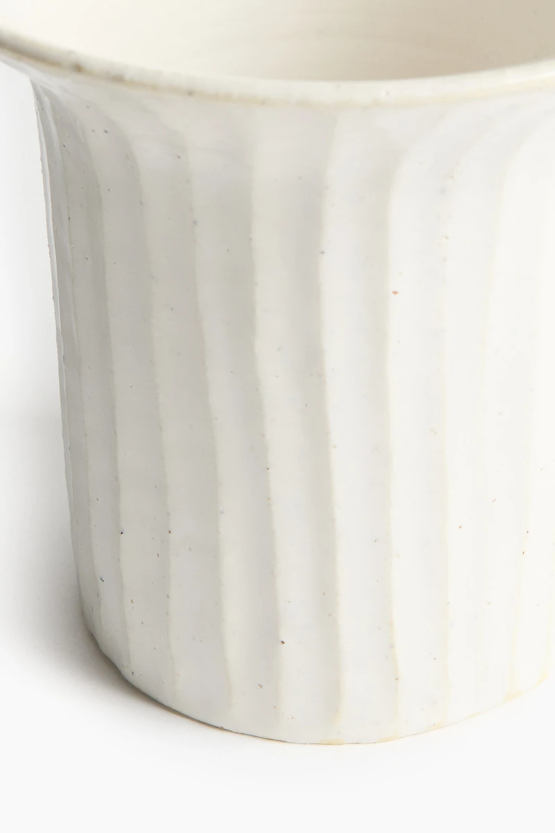 Textured Stoneware Vase