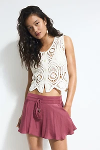 Airy Drawstring Shorts