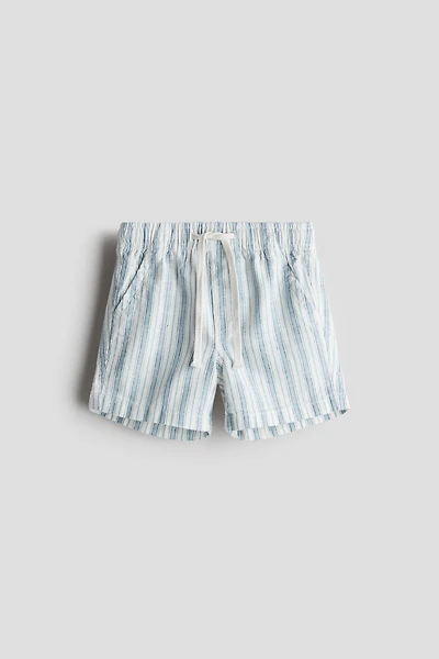 Linen-Blend Shorts