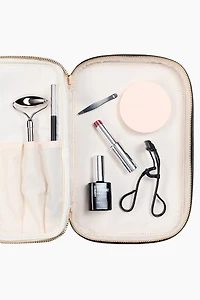 Linen-Blend Toiletry Bag