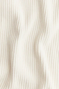 Scoop-Neck Rib-Knit Dress