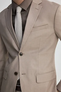 Regular-Fit Single-Breasted Jacket