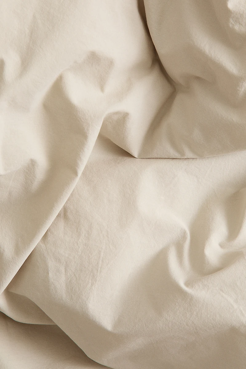 Washed Cotton King/Queen Duvet Cover Set
