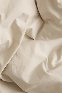 Enveloppe de couette lit double en coton lavé