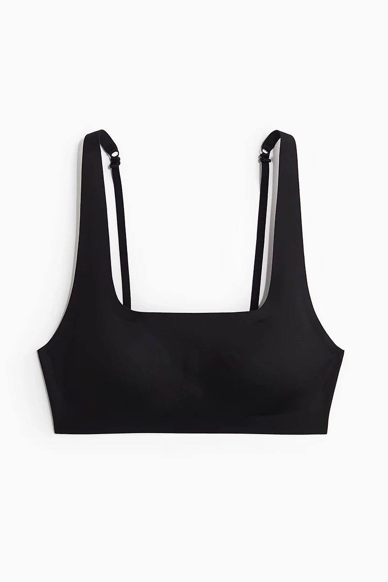 Padded Soft-Cup Microfiber Bra