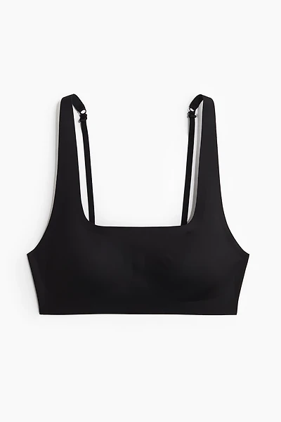 Padded Soft-Cup Microfiber Bra