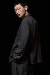 Regular-Fit Double-Breasted Jacket