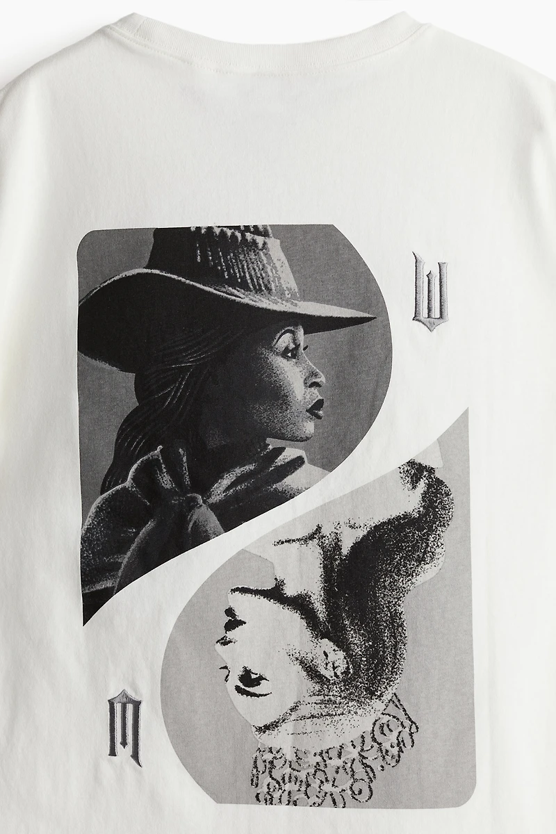 T-shirt carré imprimé