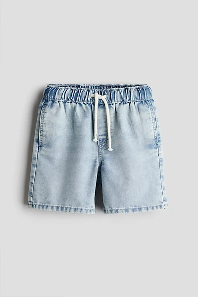 Pull-on Denim Shorts